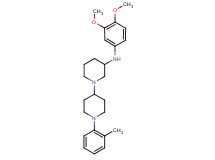 N-(3,4-dimethoxyphenyl)-1'-(2-methylphenyl)-1,4'-bipiperidin-3-amine