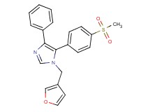 1-(3-furylmethyl)-5-[4-(methylsulfonyl)phenyl]-4-phenyl-1H-imidazole
