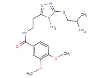 N-{2-[5-(isobutylthio)-4-methyl-4H-1,2,4-triazol-3-yl]ethyl}-3,4-dimethoxybenzamide