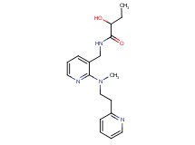 2-hydroxy-N-({2-[methyl(2-pyridin-2-ylethyl)amino]pyridin-3-yl}methyl)butanamide
