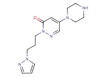 5-(1-piperazinyl)-2-[3-(1H-pyrazol-1-yl)propyl]-3(2H)-pyridazinone hydrochloride