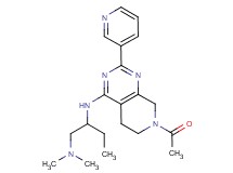 N~2~-(7-acetyl-2-pyridin-3-yl-5,6,7,8-tetrahydropyrido[3,4-d]pyrimidin-4-yl)-N~1~,N~1~-dimethylbutane-1,2-diamine