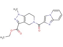 ethyl 5-(imidazo[1,2-a]pyridin-2-ylcarbonyl)-1-methyl-4,5,6,7-tetrahydro-1H-pyrazolo[4,3-c]pyridine-3-carboxylate