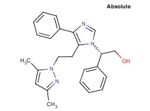 (2S)-2-{5-[2-(3,5-dimethyl-1H-pyrazol-1-yl)ethyl]-4-phenyl-1H-imidazol-1-yl}-2-phenylethanol
