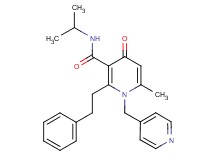 N-isopropyl-6-methyl-4-oxo-2-(2-phenylethyl)-1-(4-pyridinylmethyl)-1,4-dihydro-3-pyridinecarboxamide