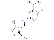 N~2~-[(3,5-dimethylisoxazol-4-yl)methyl]-5-fluoro-N~4~,N~4~-dimethylpyrimidine-2,4-diamine