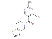5-[(2,4-dimethylpyrimidin-5-yl)carbonyl]-4,5,6,7-tetrahydrothieno[3,2-c]pyridine