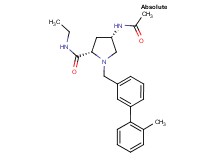 (4S)-4-(acetylamino)-N-ethyl-1-[(2'-methylbiphenyl-3-yl)methyl]-L-prolinamide