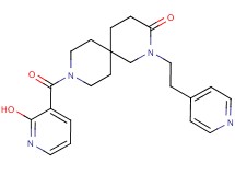 9-[(2-hydroxypyridin-3-yl)carbonyl]-2-(2-pyridin-4-ylethyl)-2,9-diazaspiro[5.5]undecan-3-one