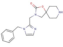 3-[(1-benzyl-1H-imidazol-2-yl)methyl]-1-oxa-3,8-diazaspiro[4.5]decan-2-one dihydrochloride