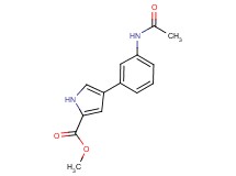 methyl 4-[3-(acetylamino)phenyl]-1H-pyrrole-2-carboxylate