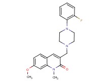 3-{[4-(2-fluorophenyl)-1-piperazinyl]methyl}-7-methoxy-1-methyl-2(1H)-quinolinone