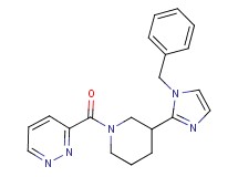 3-{[3-(1-benzyl-1H-imidazol-2-yl)-1-piperidinyl]carbonyl}pyridazine