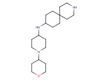 N-[1-(tetrahydro-2H-pyran-4-yl)piperidin-4-yl]-3-azaspiro[5.5]undecan-9-amine