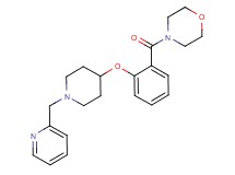 4-(2-{[1-(pyridin-2-ylmethyl)piperidin-4-yl]oxy}benzoyl)morpholine