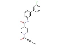 1-(2-butynoyl)-N-(3'-chloro-3-biphenylyl)-4-piperidinecarboxamide