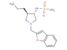 N-[(3S*,4R*)-1-(1-benzofuran-2-ylmethyl)-4-propyl-3-pyrrolidinyl]methanesulfonamide