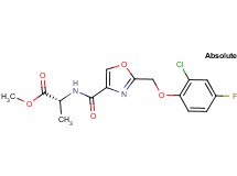 methyl N-({2-[(2-chloro-4-fluorophenoxy)methyl]-1,3-oxazol-4-yl}carbonyl)-D-alaninate