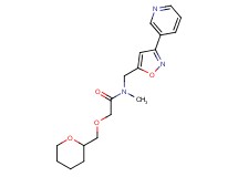 N-methyl-N-{[3-(3-pyridinyl)-5-isoxazolyl]methyl}-2-(tetrahydro-2H-pyran-2-ylmethoxy)acetamide