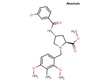methyl (4R)-4-[(3-chlorobenzoyl)amino]-1-(2,4-dimethoxy-3-methylbenzyl)-L-prolinate