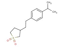 3-[2-(4-isopropylphenyl)ethyl]tetrahydrothiophene 1,1-dioxide