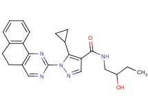 5-cyclopropyl-1-(5,6-dihydrobenzo[h]quinazolin-2-yl)-N-(2-hydroxybutyl)-1H-pyrazole-4-carboxamide