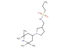 N-{[1-(2,2,6,6-tetramethylpiperidin-4-yl)pyrrolidin-3-yl]methyl}propane-1-sulfonamide