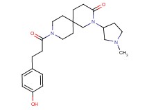 9-[3-(4-hydroxyphenyl)propanoyl]-2-(1-methylpyrrolidin-3-yl)-2,9-diazaspiro[5.5]undecan-3-one