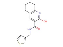 2-hydroxy-N-(3-thienylmethyl)-5,6,7,8-tetrahydro-3-quinolinecarboxamide