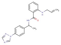2-(allylamino)-N-{1-[4-(1H-1,2,4-triazol-1-yl)phenyl]ethyl}benzamide
