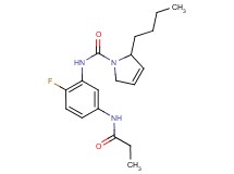 2-butyl-N-[2-fluoro-5-(propionylamino)phenyl]-2,5-dihydro-1H-pyrrole-1-carboxamide