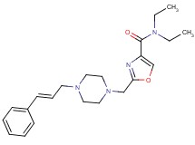 N,N-diethyl-2-({4-[(2E)-3-phenylprop-2-en-1-yl]piperazin-1-yl}methyl)-1,3-oxazole-4-carboxamide