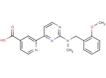 2-{2-[(2-methoxybenzyl)(methyl)amino]pyrimidin-4-yl}isonicotinic acid