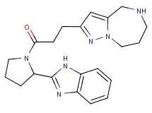 2-{3-[2-(1H-benzimidazol-2-yl)-1-pyrrolidinyl]-3-oxopropyl}-5,6,7,8-tetrahydro-4H-pyrazolo[1,5-a][1,4]diazepine dihydrochloride