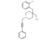 [4-(2-chlorobenzyl)-1-(3-phenyl-2-propyn-1-yl)-4-piperidinyl]methanol