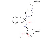 methyl N-{[2-(4-ethyl-1-piperazinyl)-2,3-dihydro-1H-inden-2-yl]carbonyl}-L-leucinate