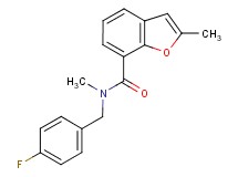 N-(4-fluorobenzyl)-N,2-dimethyl-1-benzofuran-7-carboxamide