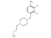 1-(2,3-dichloro-4-methylbenzyl)-4-[2-(methylthio)ethyl]piperazine