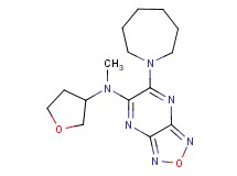 6-(1-azepanyl)-N-methyl-N-(tetrahydro-3-furanyl)[1,2,5]oxadiazolo[3,4-b]pyrazin-5-amine