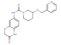 N-(3-oxo-3,4-dihydro-2H-1,4-benzoxazin-7-yl)-3-(pyridin-3-ylmethoxy)piperidine-1-carboxamide
