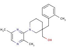[1-(3,6-dimethylpyrazin-2-yl)-3-(2-methylbenzyl)piperidin-3-yl]methanol