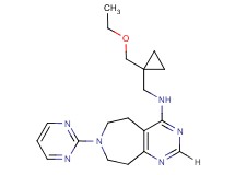 N-{[1-(ethoxymethyl)cyclopropyl]methyl}-7-pyrimidin-2-yl-6,7,8,9-tetrahydro-5H-pyrimido[4,5-d]azepin-4-amine