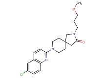 8-(6-chloro-2-quinolinyl)-2-(3-methoxypropyl)-2,8-diazaspiro[4.5]decan-3-one