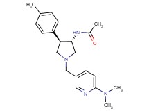 N-[(3S*,4R*)-1-{[6-(dimethylamino)-3-pyridinyl]methyl}-4-(4-methylphenyl)-3-pyrrolidinyl]acetamide
