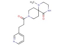 1-methyl-9-(3-pyridin-3-ylpropanoyl)-1,4,9-triazaspiro[5.5]undecan-5-one