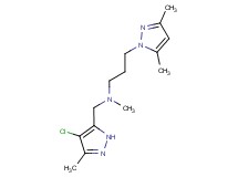 N-[(4-chloro-3-methyl-1H-pyrazol-5-yl)methyl]-3-(3,5-dimethyl-1H-pyrazol-1-yl)-N-methylpropan-1-amine