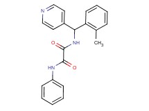 N-[(2-methylphenyl)(pyridin-4-yl)methyl]-N'-phenylethanediamide