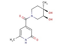 4-{[(3S*,4R*)-3,4-dihydroxy-4-methylpiperidin-1-yl]carbonyl}-6-methylpyridin-2(1H)-one