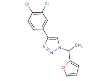 4-(3,4-dichlorophenyl)-1-[1-(2-furyl)ethyl]-1H-1,2,3-triazole