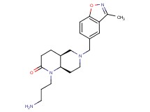 rel-(4aS,8aR)-1-(3-aminopropyl)-6-[(3-methyl-1,2-benzisoxazol-5-yl)methyl]octahydro-1,6-naphthyridin-2(1H)-one dihydrochloride